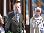 General Joe Zink and Donald Thompson in Memorial Chapel.JPG