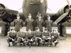 Lt Rinne Crew, 546th BS, and 42-29935 BK*K Cat's Sass/Pulmadique