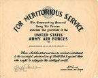 Meritorious Service Award