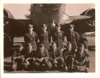 Hausenfluck crew x 023 Doris Mae (4659 visits) Jesse Hausenfluck Crew, 544th BS, MIA Schweinfurt 17 August 1943
Back L-R: Jesse Hausenfluck (P), C... Hausenfluck crew x 023 Doris Mae