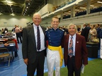 Fred Preller, Cadet First Class Matt Ward, and Len Estrin