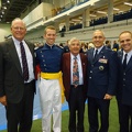 Fred Preller, Cadet First Class Matt Ward, Len Estrin, Colonel John Putnam, Captain Dan Pike