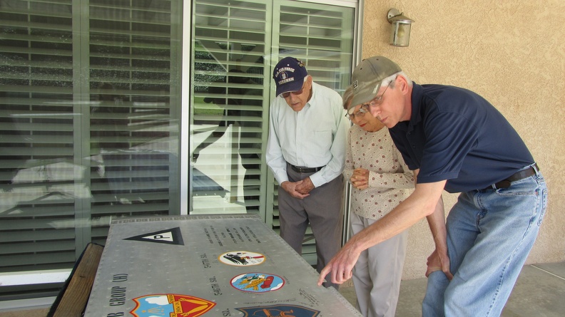 Seymour and Marta Fainberg with Christopher Wilkinson, 11 Mar 2011