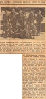 News article published in the Lewis County, Missouri news paper, April 21, 1944