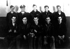 Jesse Hausenfluck Crew (3437 visits) Jesse Hausenfluck crew 43, 544th BS; MIA Schweinfurt 17 August, 1943
Back Row: L-R: Charles Evers... Jesse Hausenfluck Crew