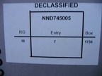 Box 1736 Declass Label