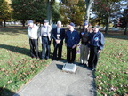 Six Veterans at the 384th Plaque