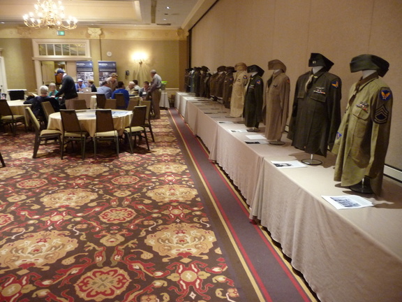 Nancy Toombs' Uniform Display