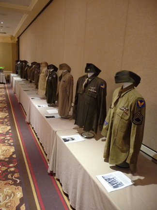 Nancy Toombs' Uniform Display