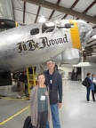 Mariola and Chris Wilkinson at the 390th Bombardment Group Museum