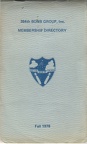 1978 Membership Directory, 384th Bomb Group Inc.