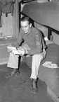 Sgt McKay Reading Some Mail.
