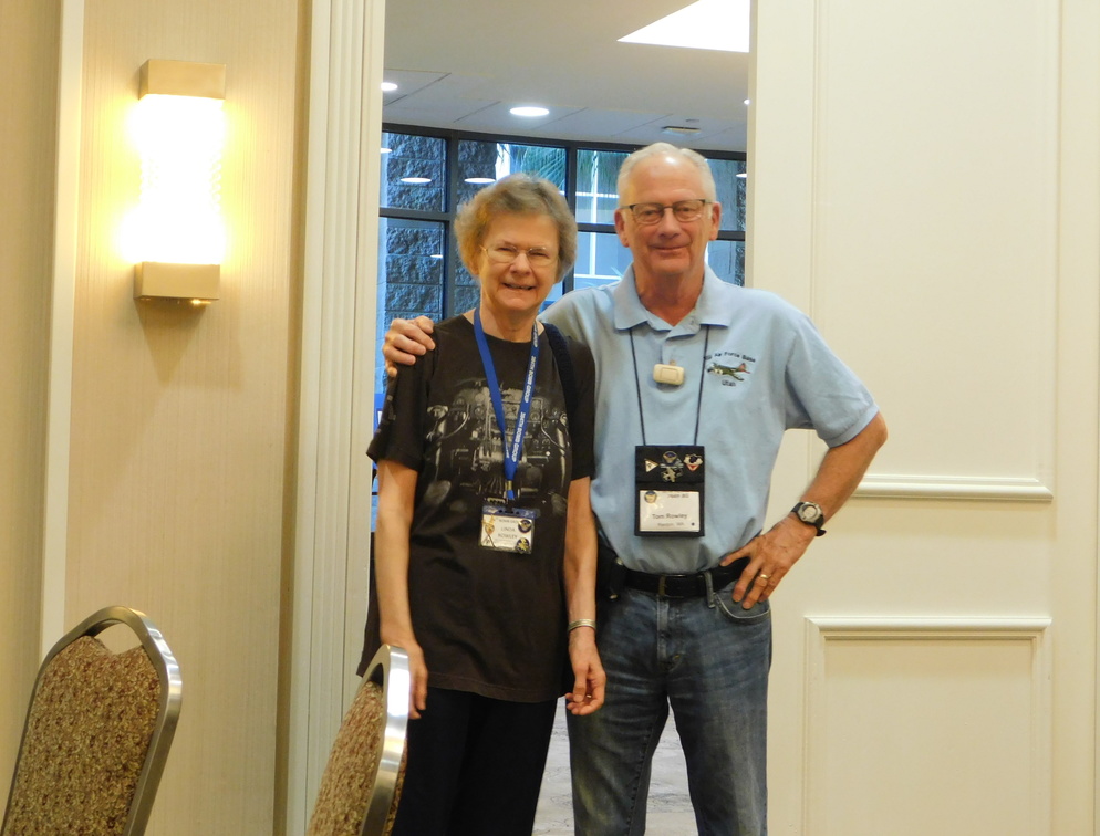 Linda and Tom Arriving For a Continental Breakfast