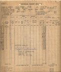 Melvin Hedrick Combat Flight Record June 1944