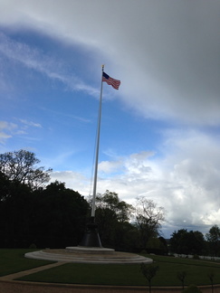 Cambridge American Cemetery Entrance