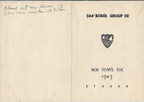 1943 NEW YEARS INVITATION PAGE 1 OF 2