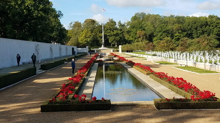 Reflecting Pool and Flagpole