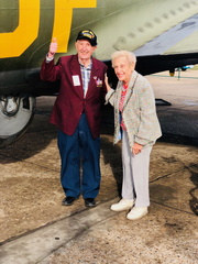 Junket XI -- Sally B visit -- Len and Helen Estrin