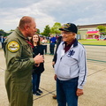 Junket XI -- Sally B visit -- Henry J. Kolinek and Steve Carter