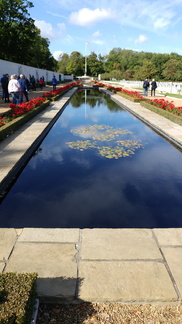 Reflecting Pool and Flagpole