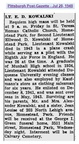 Elwood D.Kowalski News clip