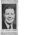 William C. Patton News Clip