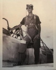 Philip Bern in flight training