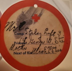 Red Cross POW mailing label