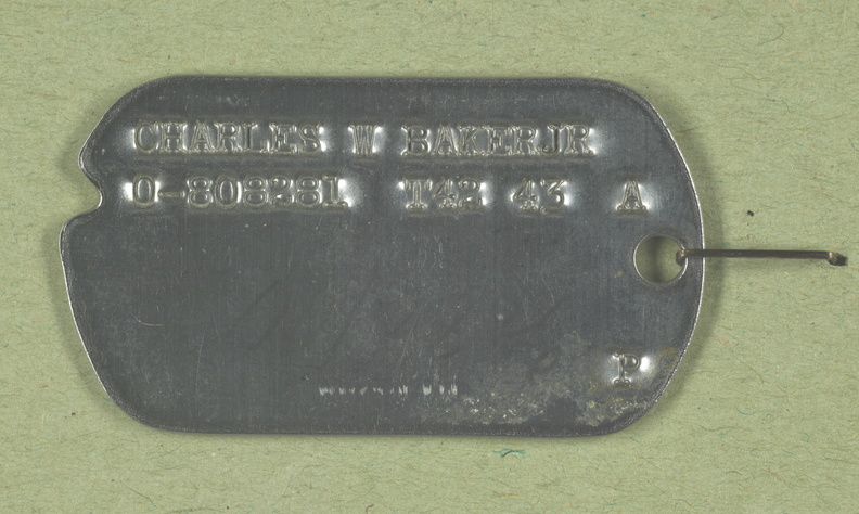 Charles W. Baker, ID Tag.jpg