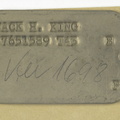 Jack H. King, ID Tag