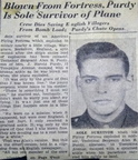 Alan Purdy, newsclip (3091 visits) Alan Bradford Purdy was the sole survivor from the Ralph Connell Crew.
The image is courtesy of A... Alan Purdy, newsclip