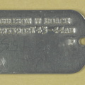 Harrison W. Roach, ID Tag