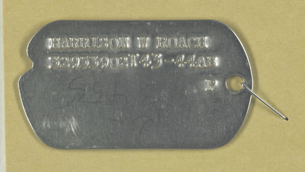 Harrison W. Roach, ID Tag