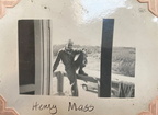 Henry Mass on railing