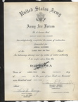Stahlhut, Gunnery School Diploma