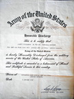 Honorable Discharge Certifcate - Albert Williamson