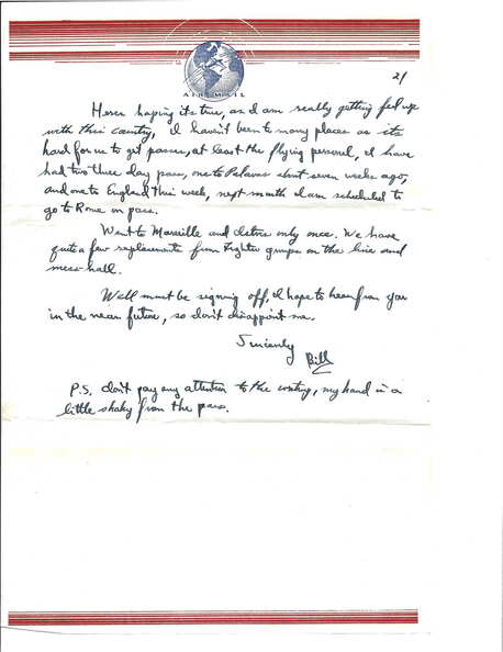 Ltr to Ted Polowy from Bill Rozkulski 24 Aug 1945 Istres.France -2.jpg