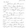 Ltr to Thaddeus "Ted" Polowy from Charles Taylor 16 Jan 1946 Lexington KY-1 (Mentions William Rozkuski, Eldo Palmer, Oscar Pierce, Richard Claflin, and Albert Espey)