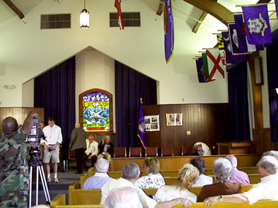 Hill Field Chapel
The chapel was renamed Col. Nathan H. Mazer Memorial Chapel on 11 March 2011 in recognition of Mazer's service to the museum, the chapel, Hill AFB, and the Nation.
Photo from original website, Marc Poole. P001197.jpg